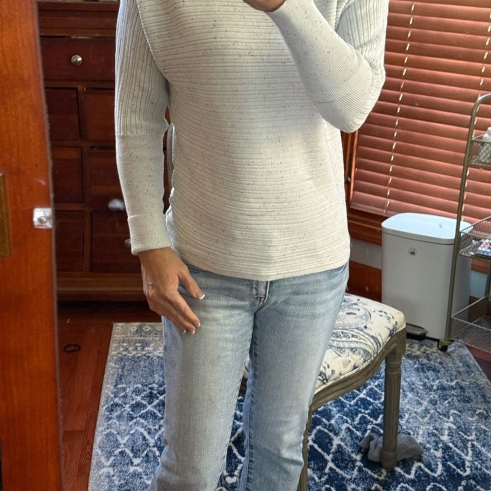 Daytrip Cream Ribbed Knit Top - Picture 3 of 6